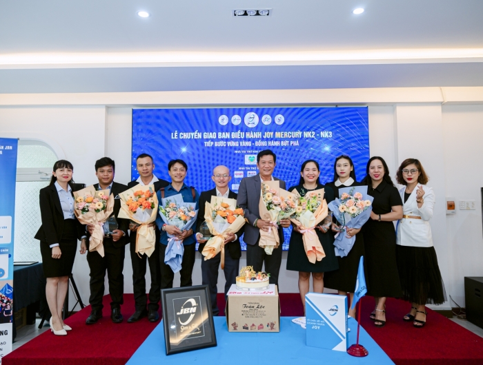 Lễ chuyển giao Ban điều hành NK2-NK3 Joy Mercury ngày 26/07/2025